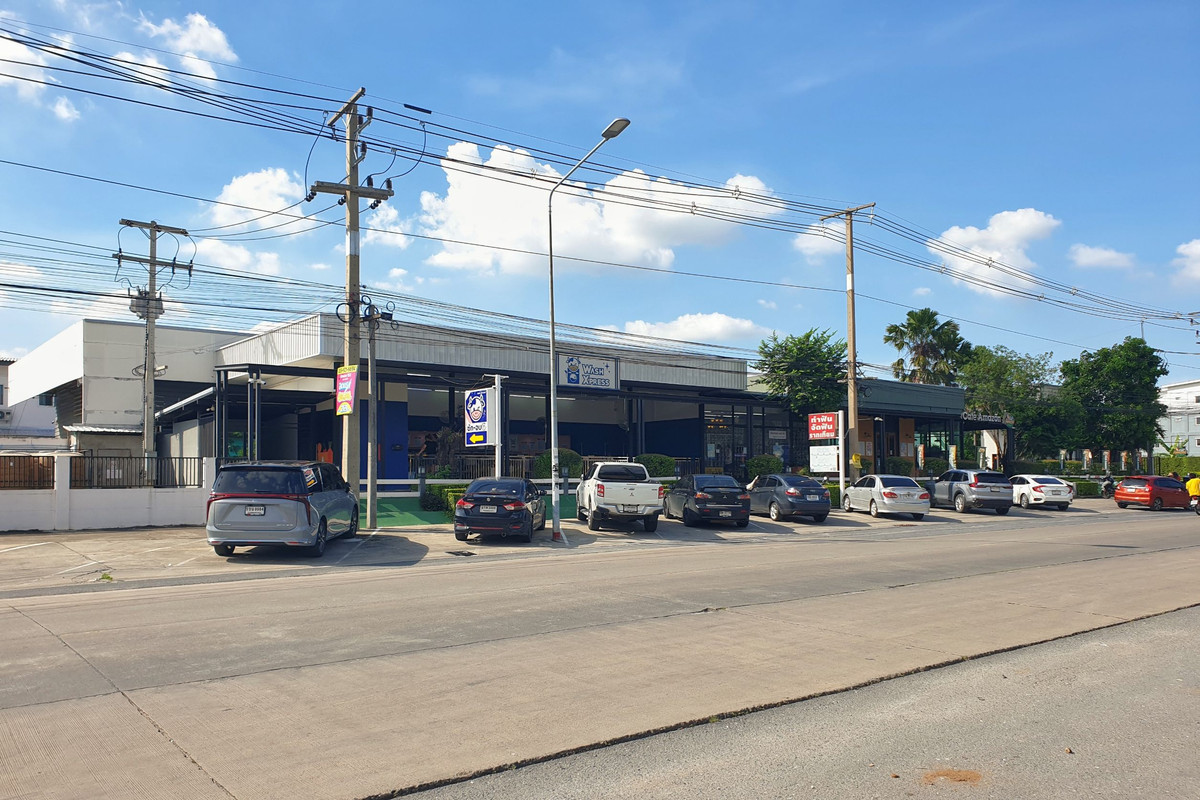 ขายที่ดินปทุมธานี รังสิต ธรรมศาสตร์ : 95359 - ขายที่ดินพร้อมร้านค้าบนทำเลทอง หน้าหมู่บ้าน แกรนด์วิลล์ ติดถนนใหญ่ปทุมธานี-สายใน