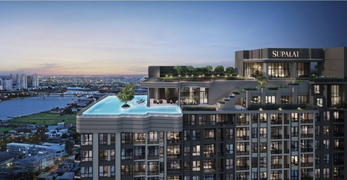 ขายดาวน์คอนโดวงเวียนใหญ่ เจริญนคร : ขายดาวน์ เจ้าของขายเอง  SUPALAI TYME เจริญนคร  แบบ 2 ห้องนอน ชั้นสูง วิวสวย ราคาพิเศษ