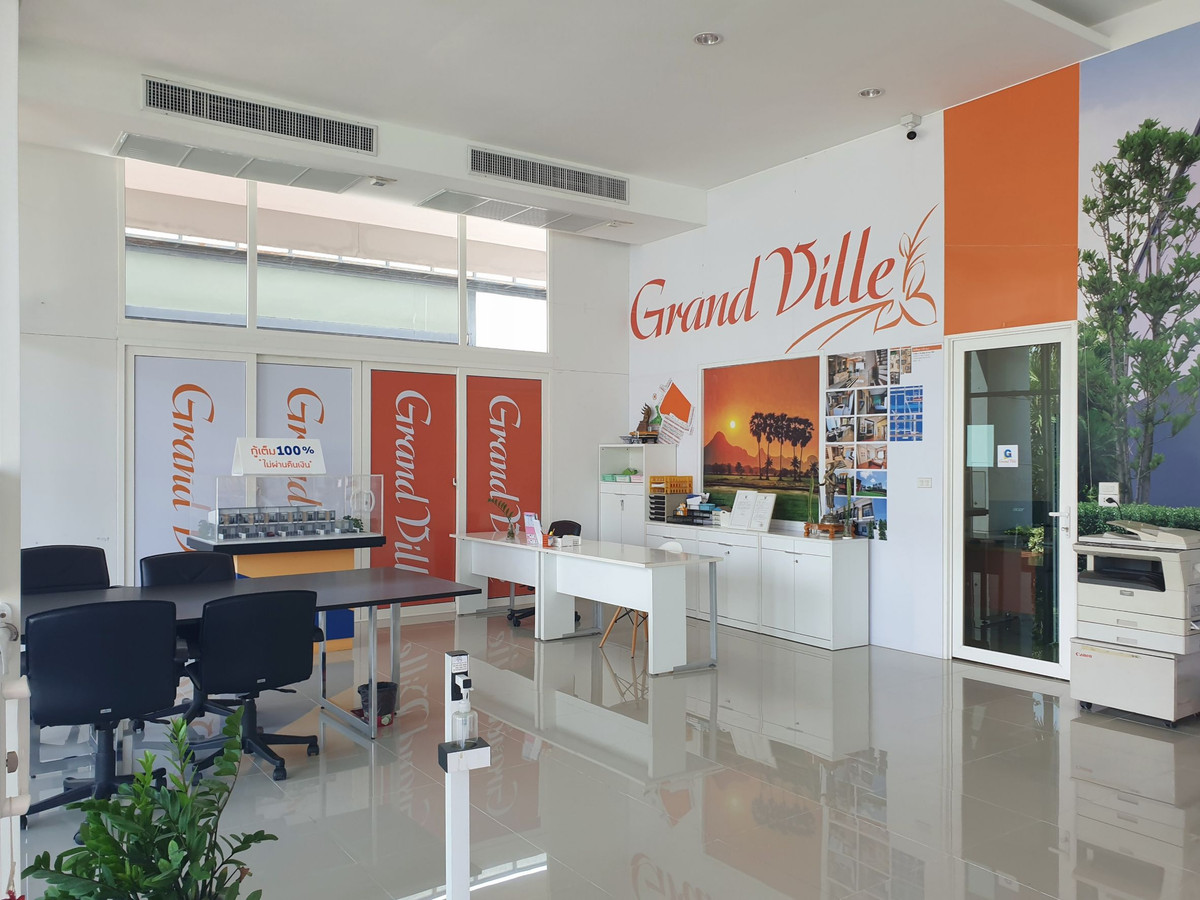 ขายที่ดินปทุมธานี รังสิต ธรรมศาสตร์ : 95359 - ขายที่ดินพร้อมร้านค้าบนทำเลทอง หน้าหมู่บ้าน แกรนด์วิลล์ ติดถนนใหญ่ปทุมธานี-สายใน