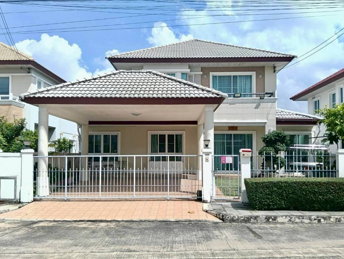 For SaleHouseNawamin, Ramindra : 2-story detached house for sale, Chuan Chuen City Prime Park project, 57.30 sq m., Soi Ramintra 65, Tha Raeng Subdistrict, Bang Khen District, Bangkok, price 7,790,000 baht.