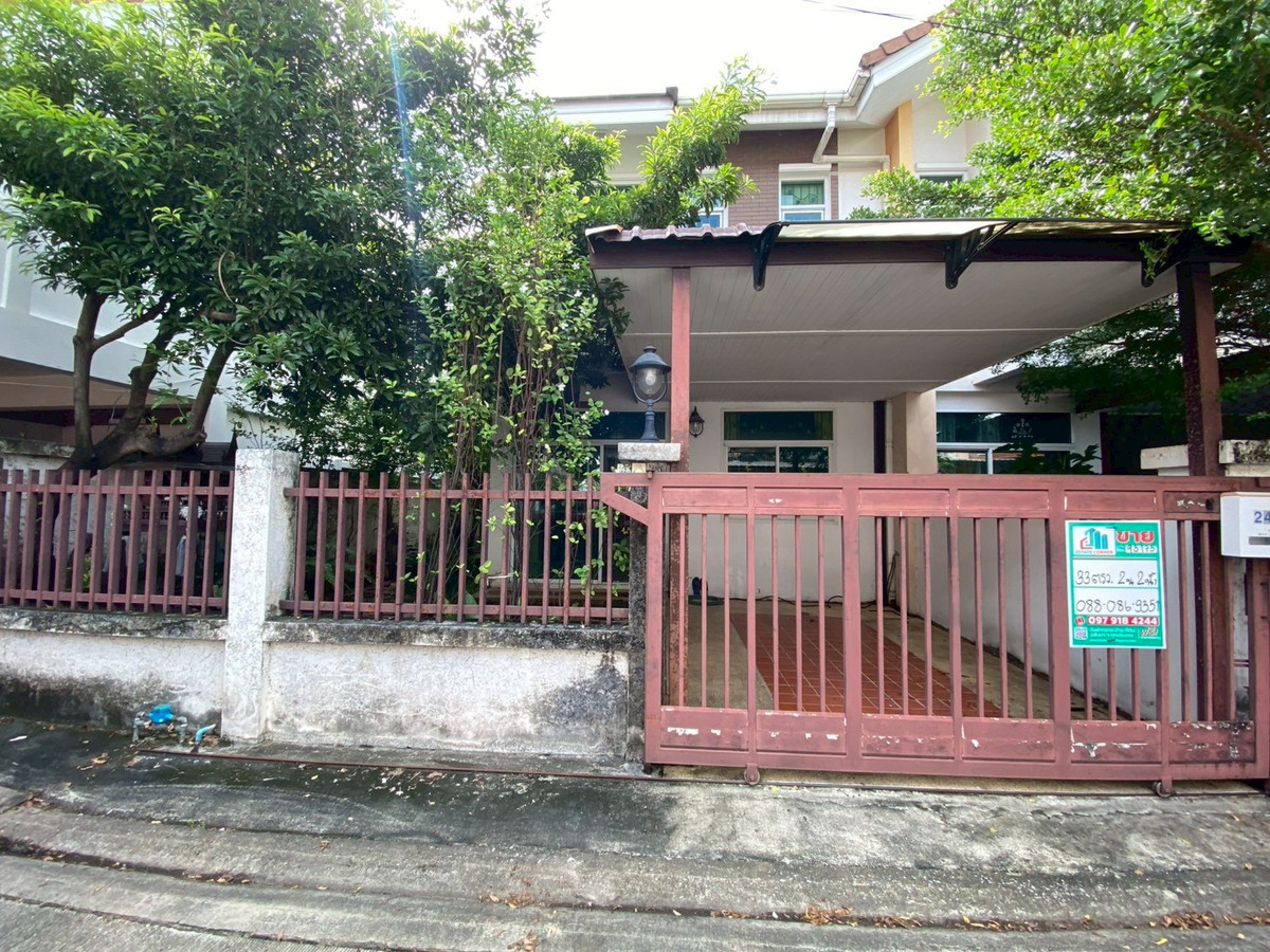 For SaleTownhomeNonthaburi, Bang Yai, Bangbuathong : 95175 - 2-story townhouse for sale, behind Chirawadi Village, Nonthaburi Soi 8, house in good condition, good location, ready to move in.