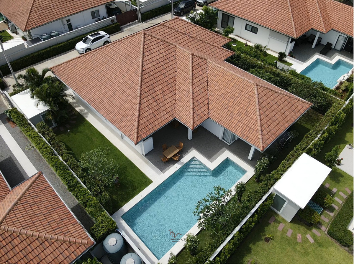 ขายบ้านหัวหิน ประจวบคีรีขันธ์ : For Sale: Elegant 3-Bedroom Pool Villa at Mali Lotus, Hua Hin (Property ID: HV S-129)