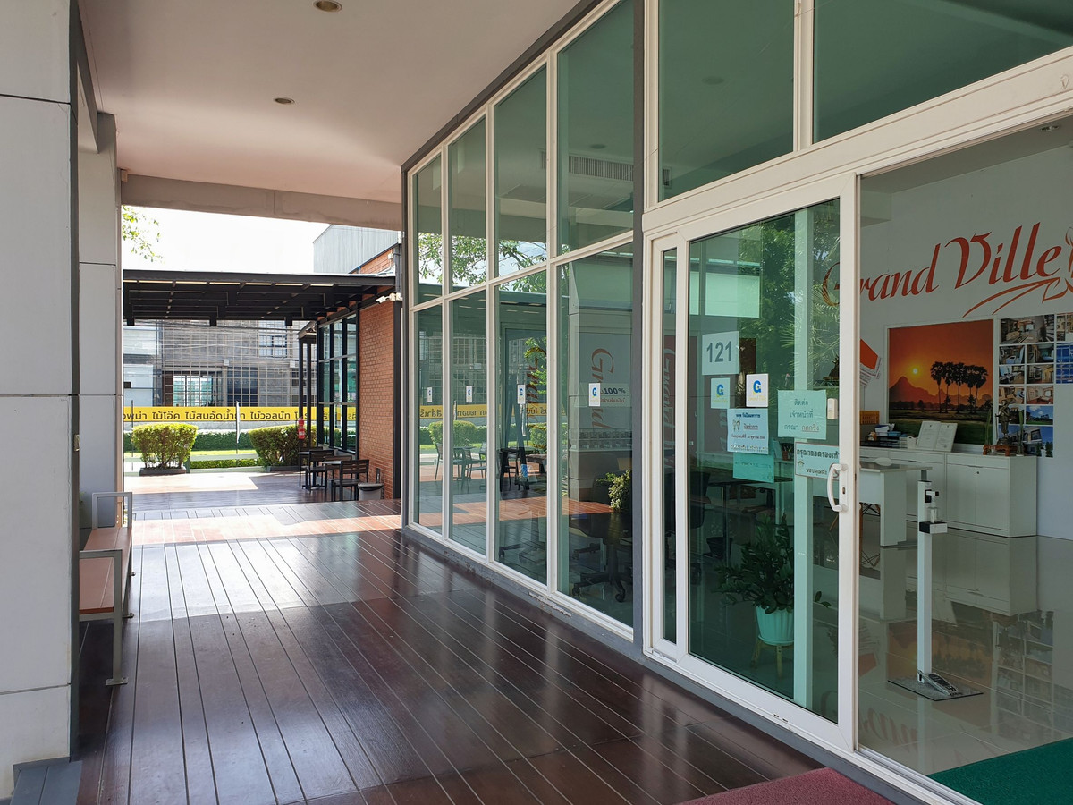 ขายที่ดินปทุมธานี รังสิต ธรรมศาสตร์ : 95359 - ขายที่ดินพร้อมร้านค้าบนทำเลทอง หน้าหมู่บ้าน แกรนด์วิลล์ ติดถนนใหญ่ปทุมธานี-สายใน