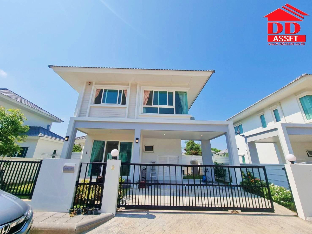 For SaleHouseRama 2, Bang Khun Thian : For Sale Single house for sale, The Canal, Sarin City, Rama 2, house ready to move in, Samut Sakhon, near Central Rama 2, code: H8142