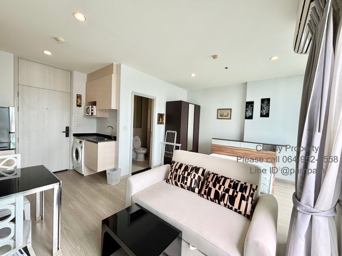 For SaleCondoRatchadapisek, Huaikwang, Suttisan : Condo for sale : Noble Revolve Ratchada1  1 Bedroom (No wall separated)Fully furnished +Digital door lock near MRT Cultural Centre 3.5 MB🔥🔥🔥