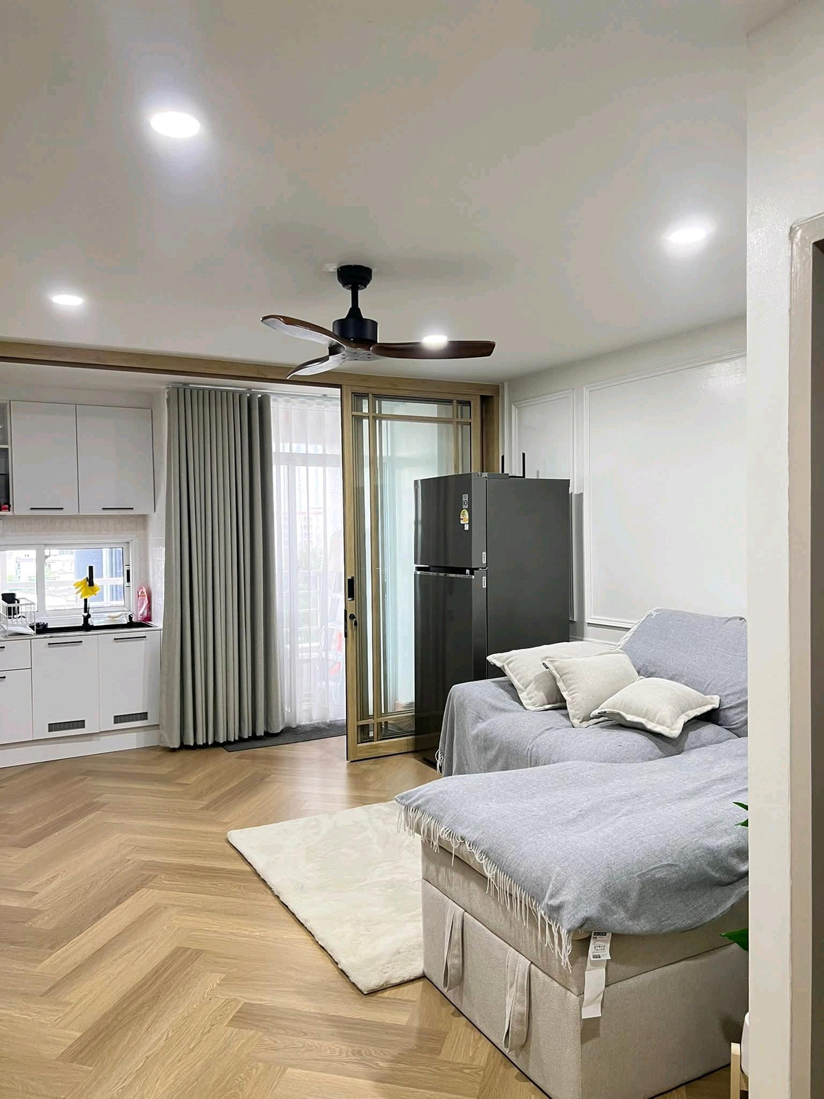 For RentCondoOnnut, Udomsuk : ✨ Low Rise Condo, 8 floors, private, quiet atmosphere ✅ Only 1 km from BTS On Nut.