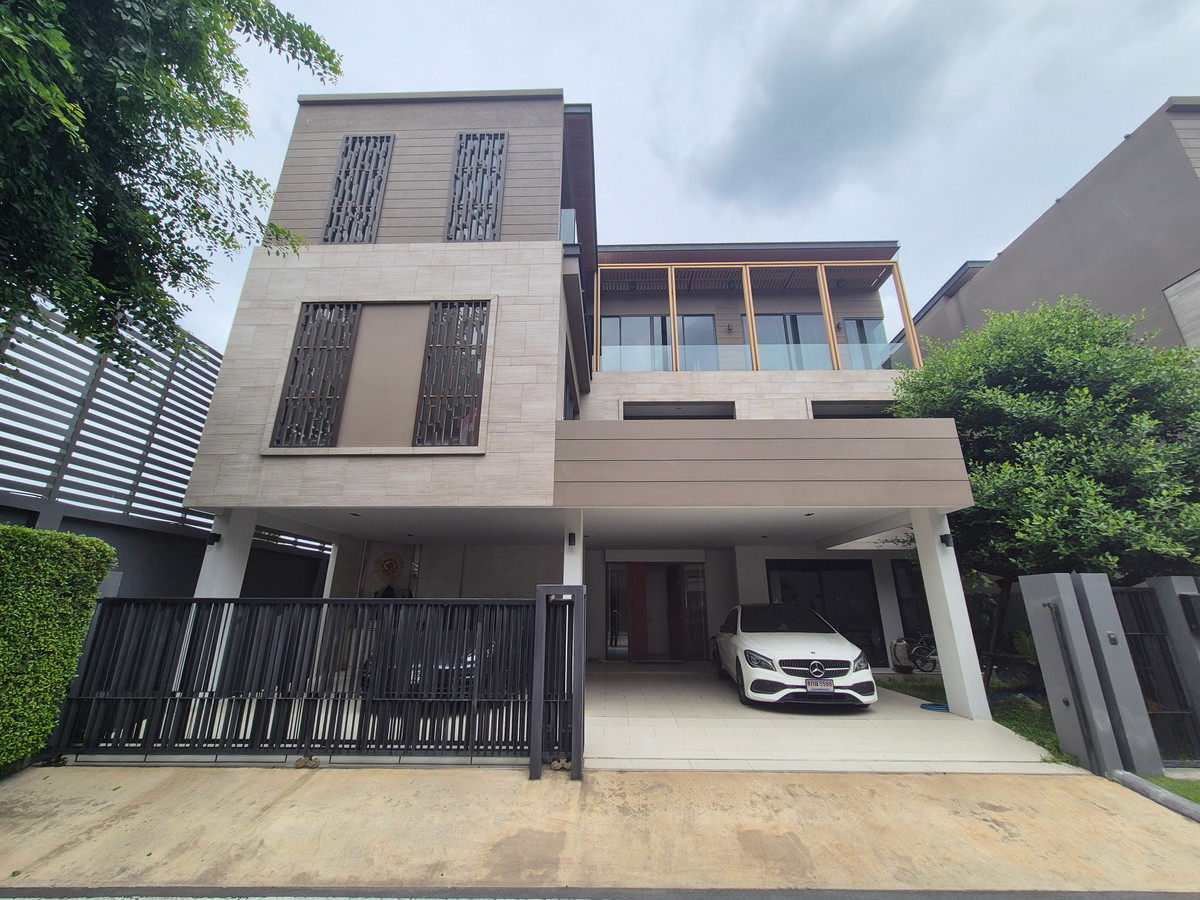 ให้เช่าบ้านพัฒนาการ ศรีนครินทร์ : ✅( ให้เช่าบ้านเดี่ยว 3 ชั้น! ) 4 ห้องนอน 5 ห้องน้ำ Vana Residence พระราม 9 - ศรีนครินทร์ (กรุงเทพกรีฑาตัดใหม่)