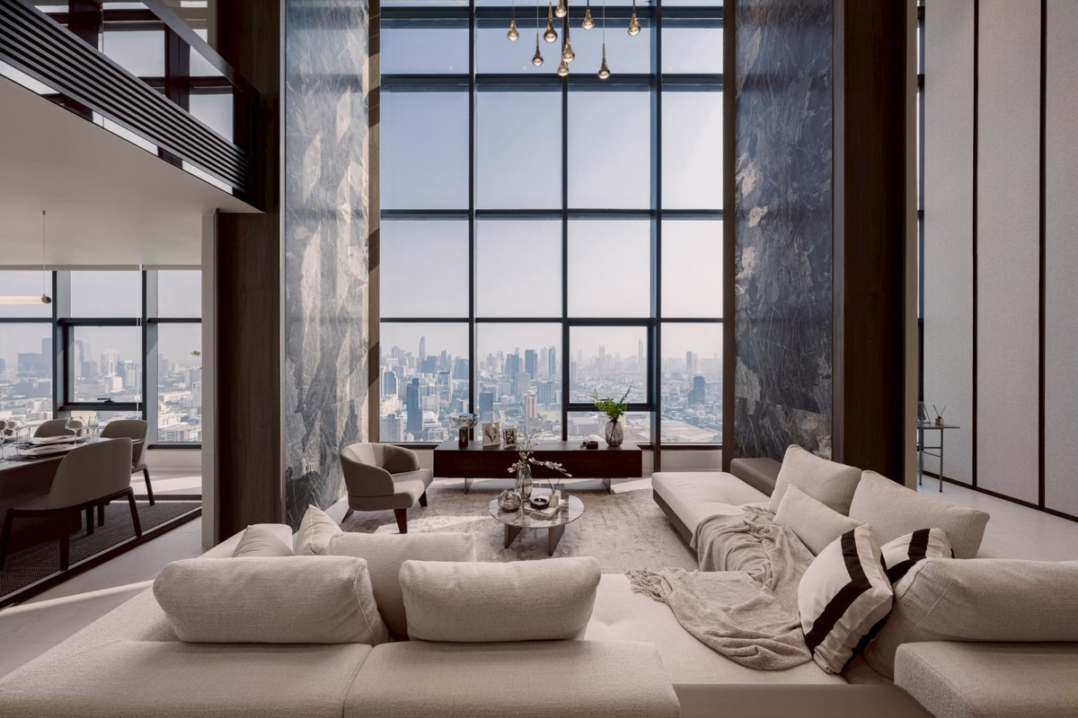 For SaleCondoRatchathewi,Phayathai : CONNER Ratchathewi | Super Luxury Penthouse, 3 floors, 270 degree view, near BTS Ratchathewi, the newest Super Luxury condo from The Creators HQ, outstanding with the Vertical Forest concept - an 80 meter high sky garden planted with over 145,987+ trees, 