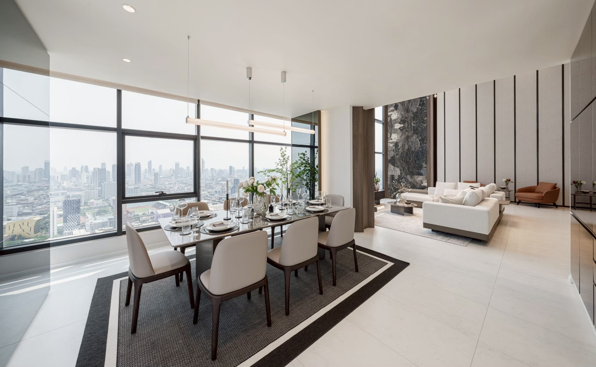 For SaleCondoRatchathewi,Phayathai : CONNER Ratchathewi | Super Luxury Penthouse, 3 floors, 270 degree view, near BTS Ratchathewi, the newest Super Luxury condo from The Creators HQ, outstanding with the Vertical Forest concept - an 80 meter high sky garden planted with over 145,987+ trees, 