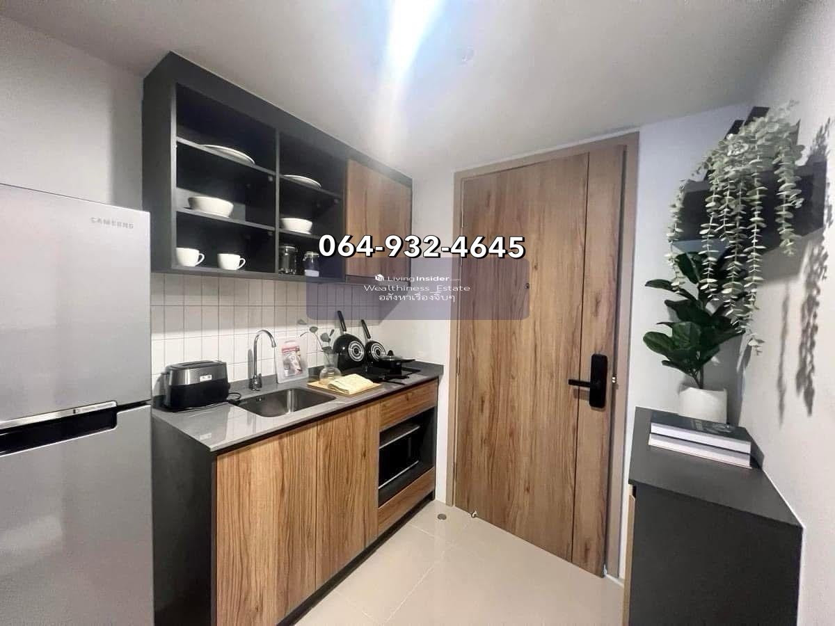 ขายคอนโดลาดพร้าว เซ็นทรัลลาดพร้าว : The Line Vibe 1Bedroom 32.46 sq.m ในฝันชั้นสูง วิวสวย ห้องครัวปิด 📲064-932-4645 KEn