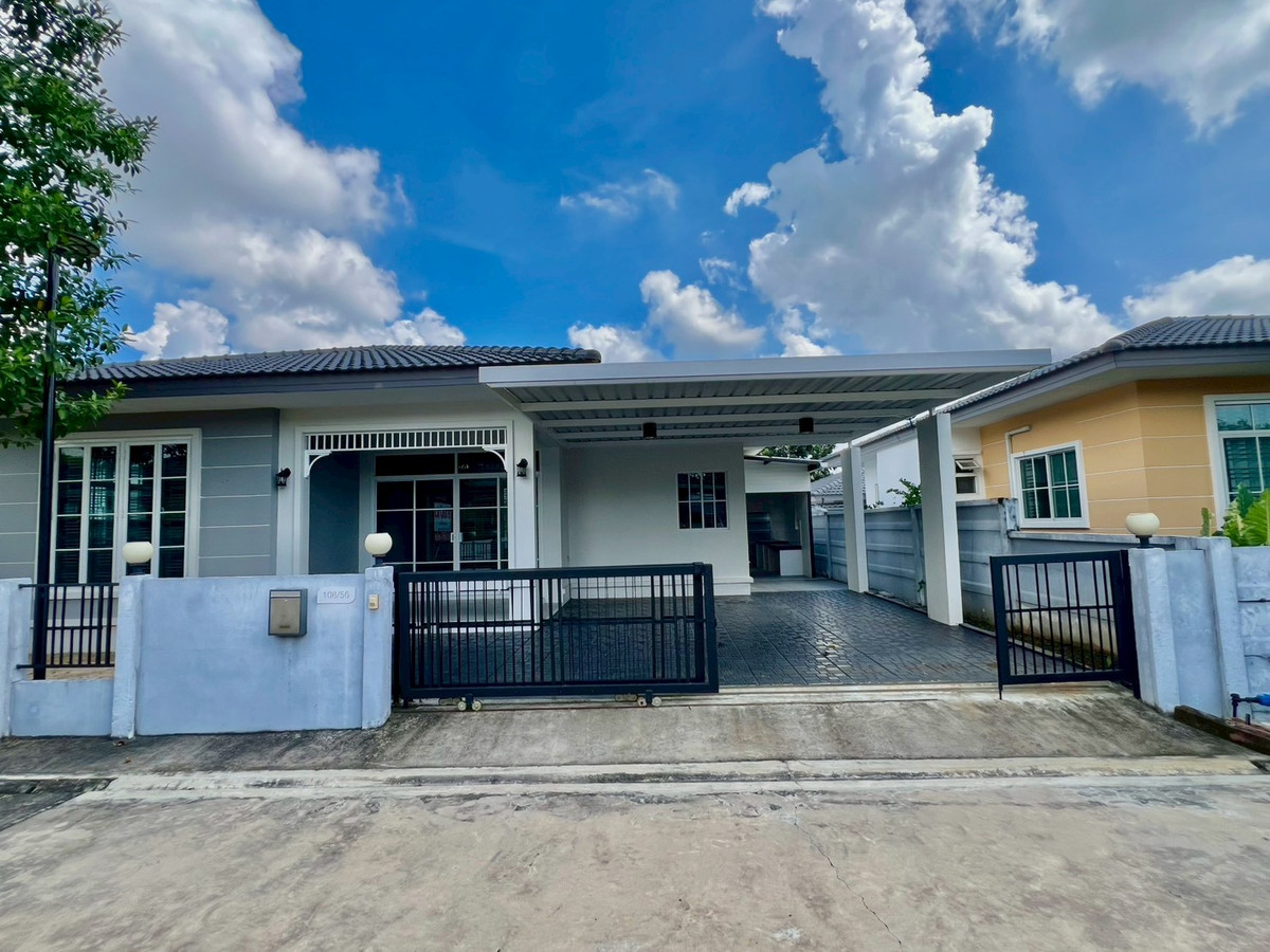 ขายบ้านระยอง : 94864 - ขายบ้านเดี่ยว ชั้นเดียว หลังริม ม.พรภิรมย์ แกรนด์ มาบข่า อ.นิคมพัฒนา จ.ระยอง (HOUSE for SALE PORNBHIROM Mab Kha, Nikompattana, Rayong)