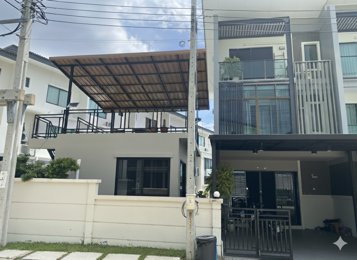 ทาวน์โฮมนนทบุรี บางใหญ่ บางบัวทอง : 95261 - ขาย/เช่า ทาวน์โฮม 3 ชั้น ทาวน์ อเวนิว เมิร์จ รัตนาธิเบศร์ ต. เสาธงหิน อ.บางใหญ่ จ.นนทบุรี