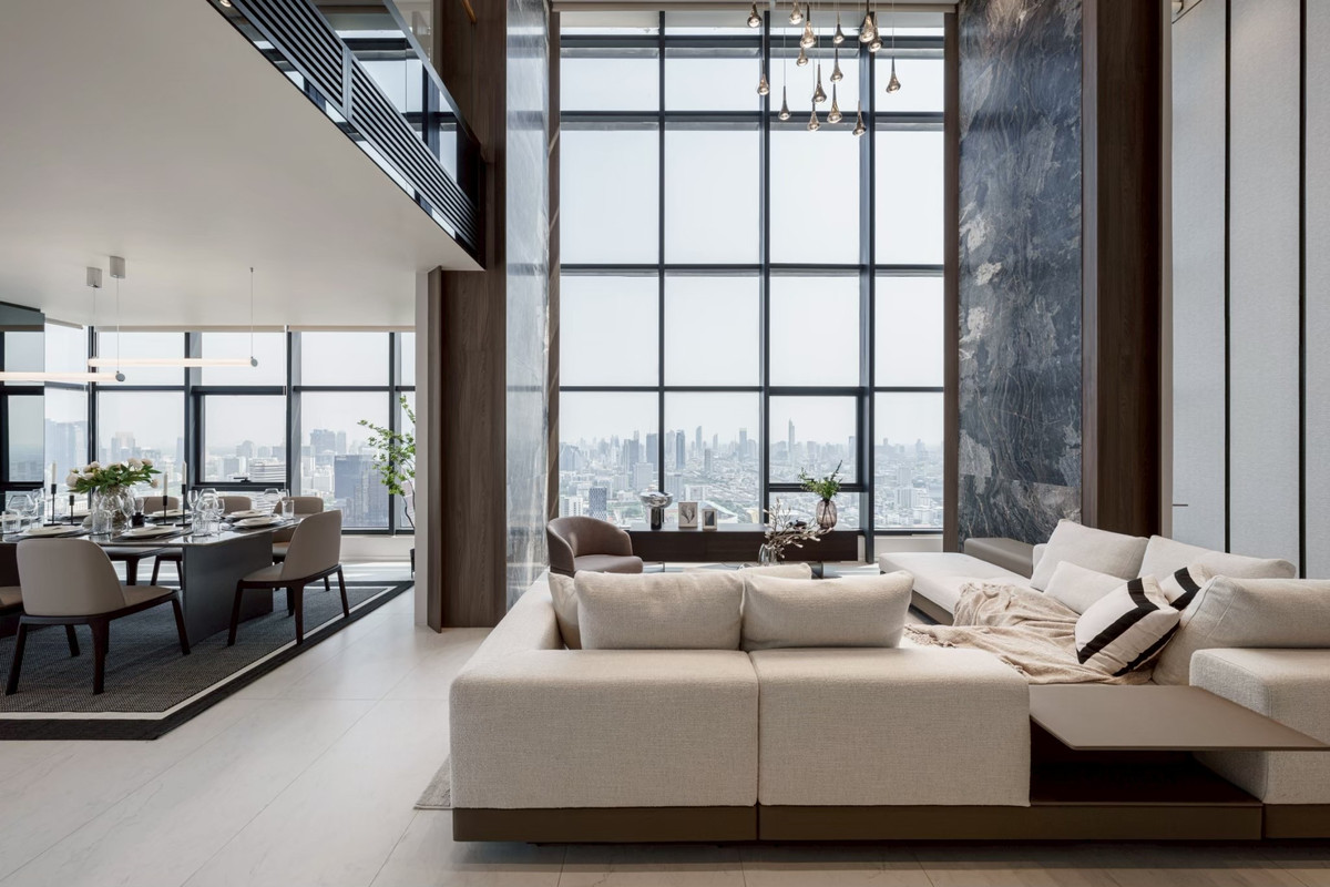 For SaleCondoRatchathewi,Phayathai : CONNER Ratchathewi | Super Luxury Penthouse, 3 floors, 270 degree view, near BTS Ratchathewi, the newest Super Luxury condo from The Creators HQ, outstanding with the Vertical Forest concept - an 80 meter high sky garden planted with over 145,987+ trees, 