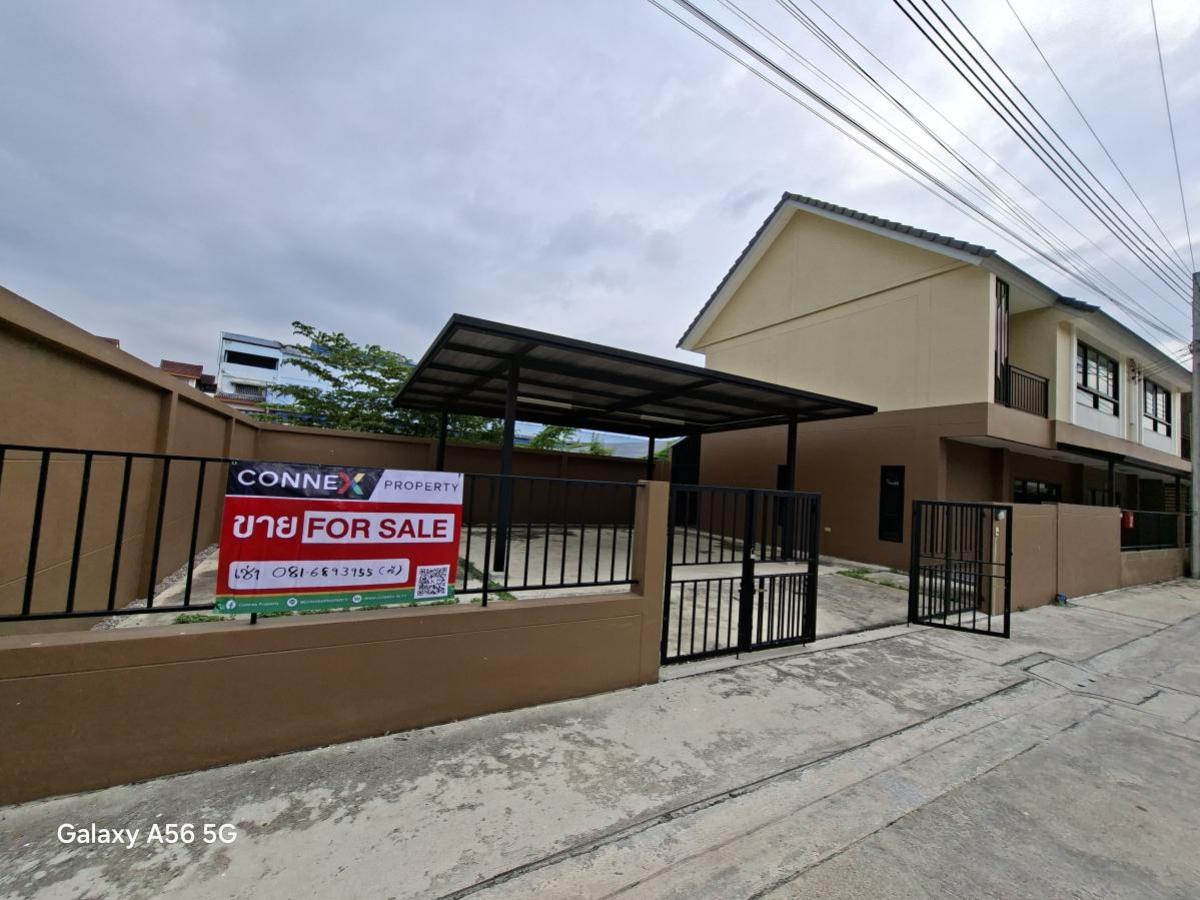 For SaleHouseNonthaburi, Bang Yai, Bangbuathong : For Sale House , Nonthara 6 Phra Ngoen , corner unit , wide frontage , Bang Muang , Bang Yai , Nonthaburi , CX-135766