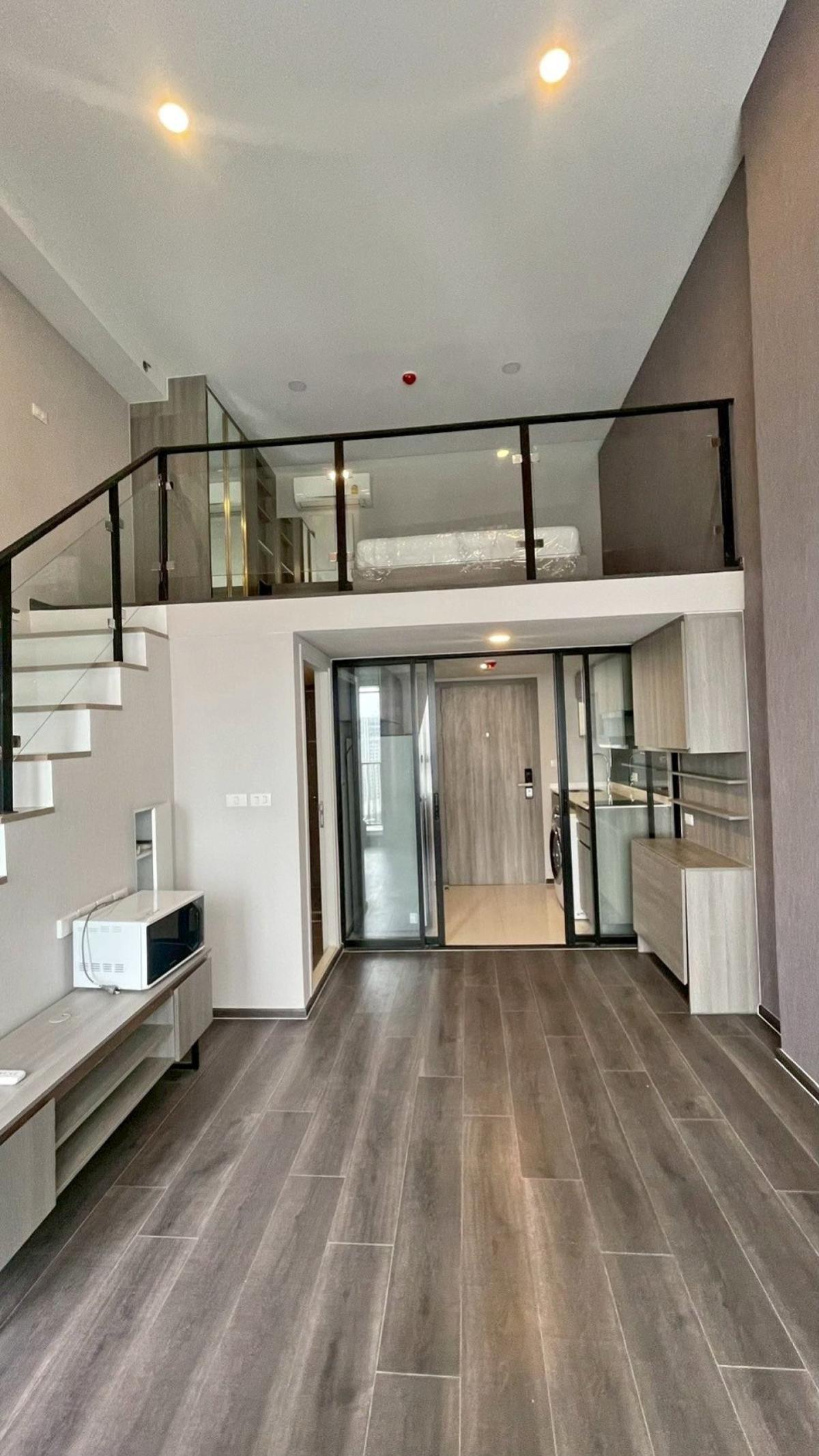 For SaleCondoKasetsart, Ratchayothin : For Sale Condo , Knightsbridge Kaset Society , Duplex , high floor , BTS-Sena Nikhom , Sena Nikhom , Chatuchak , Bangkok , CX-135040