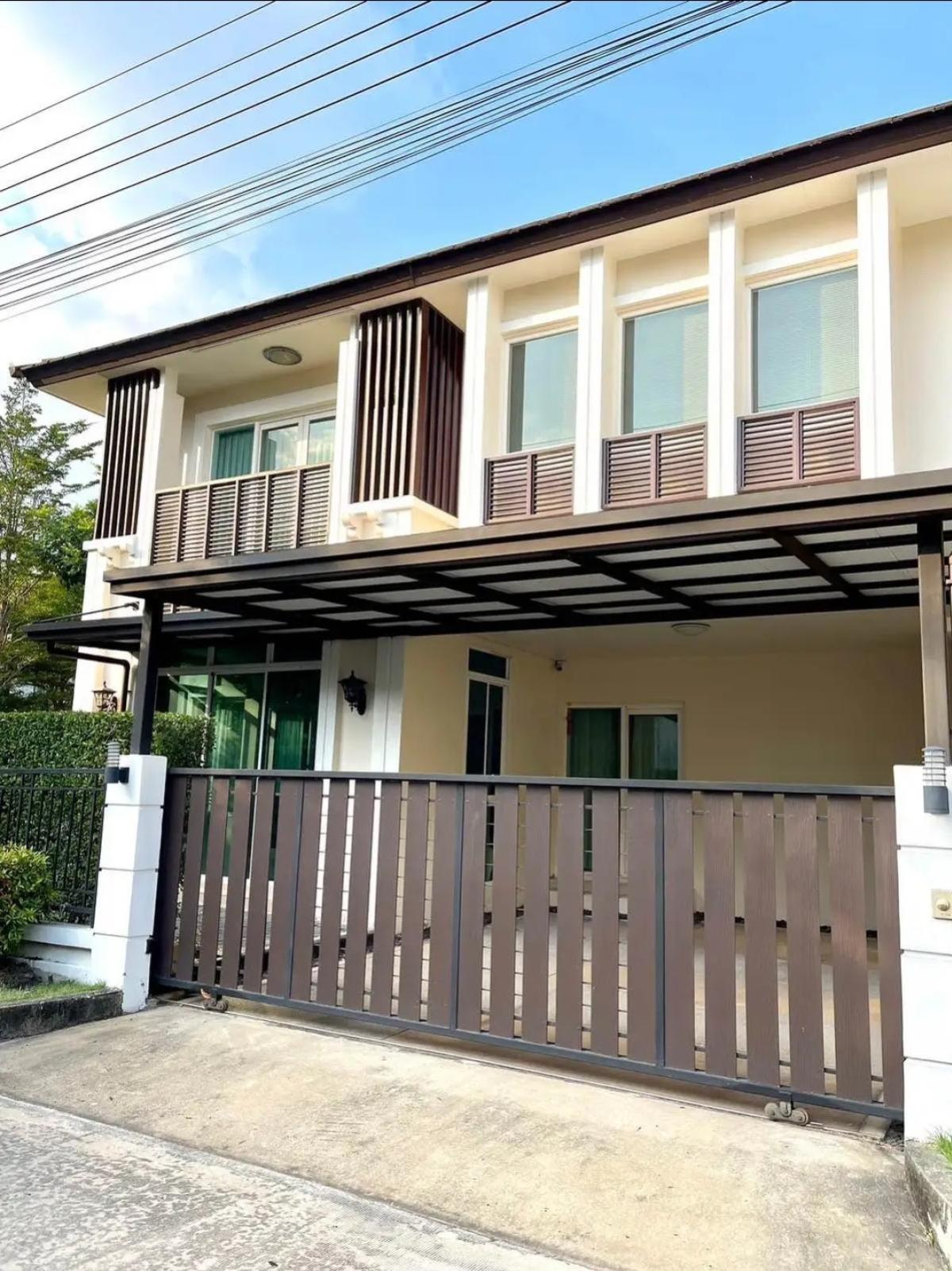 For SaleHouseLadkrabang, Suwannaphum Airport : For Sale House , The Centro On Nut-Wongwaen , wide frontage , Lat Krabang , Lat Krabang , Bangkok , CX-135532