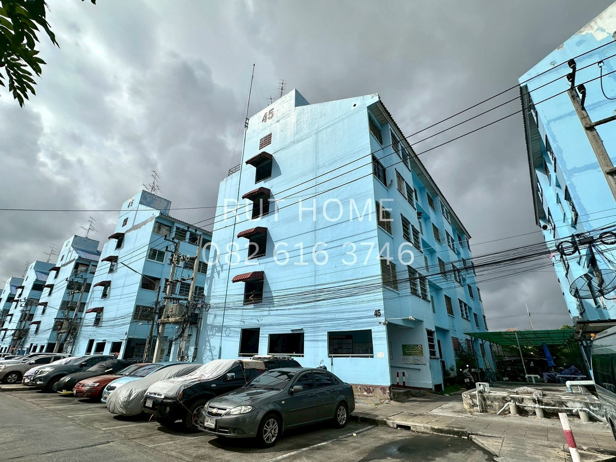 ขายคอนโดปทุมธานี รังสิต ธรรมศาสตร์ :  ขาย ห้องชุด เอื้ออาทรรังสิต สะพานแดง ( ห้องมุม ) ตึก 45 ชั้น 2