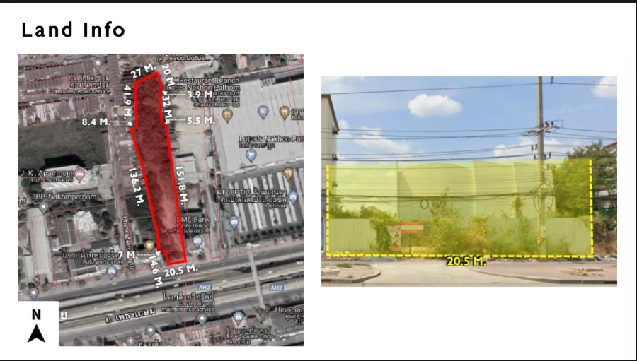 For RentLandNakhon Pathom : 🔥Urgent sale + 🔥Nakhon Pathom land next to Lotus