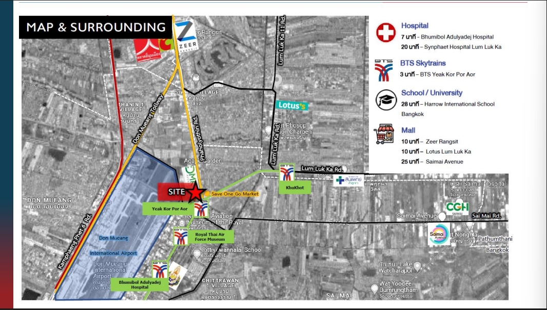 ขายที่ดินวิภาวดี ดอนเมือง หลักสี่ : 🔥ขายด่วน + 🔥ที่ดินแยก คปอ. ใกล้ BTS แยก คปอ.