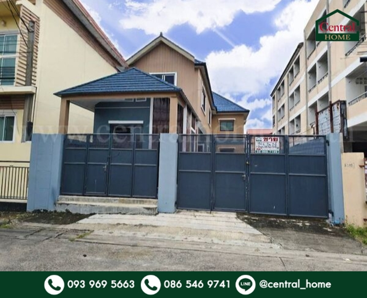 For SaleHouseNawamin, Ramindra : Single house 94 sq m, Soi Ramindra 117, near the Pink Line, Bang Chan Station.