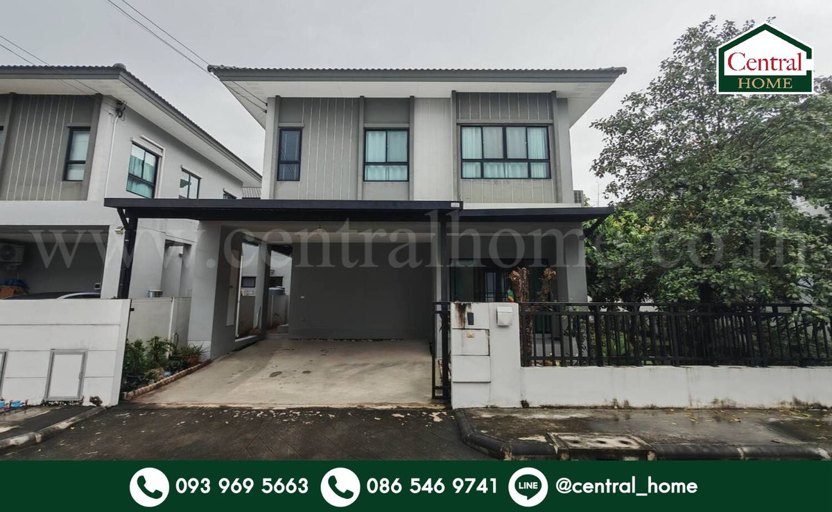 ขายบ้านนนทบุรี บางใหญ่ บางบัวทอง : บ้านเดี่ยว หมู่บ้านสัมมากร ชัยพฤกษ์ - วงแหวน 2 ถูกที่สุดในโครงการ