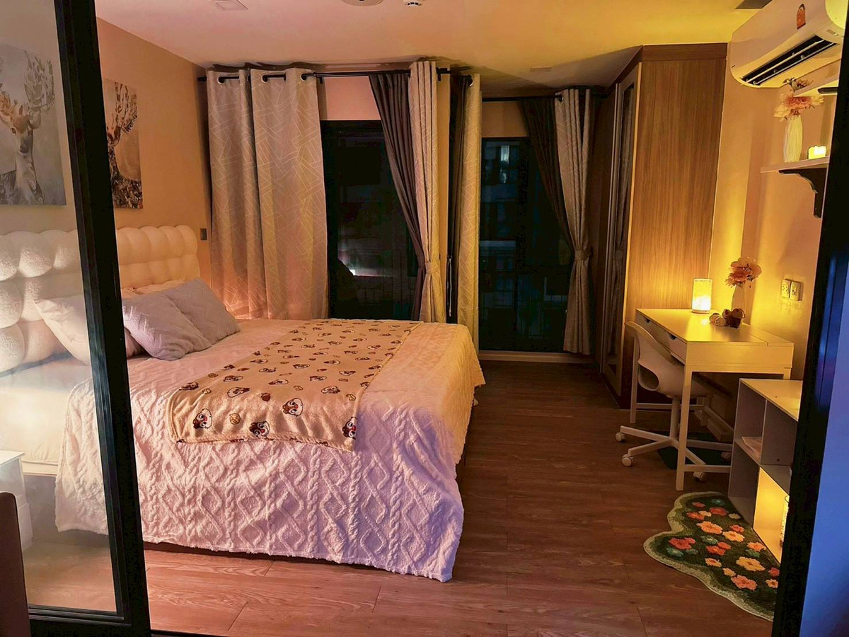 ให้เช่าคอนโดปทุมธานี รังสิต ธรรมศาสตร์ : 🏡 ให้เช่า Kave Town Shift💖  ✨ ตึก B ชั้น 5 วิวสวน ห้องระเบียงยื่น ✅️ พร้อมเข้าอยู่