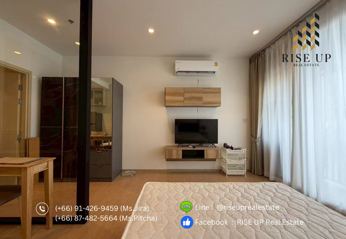 For RentCondo : ปล่อยเช่า 📣คอนโด มารุ เอกมัย 2 , Studio 1 ห้องน้ำ , 29 ตรม.🔥 ราคา 23,000 บาท/เดือน 🔥 (🐶🐱🐰pet friendly)