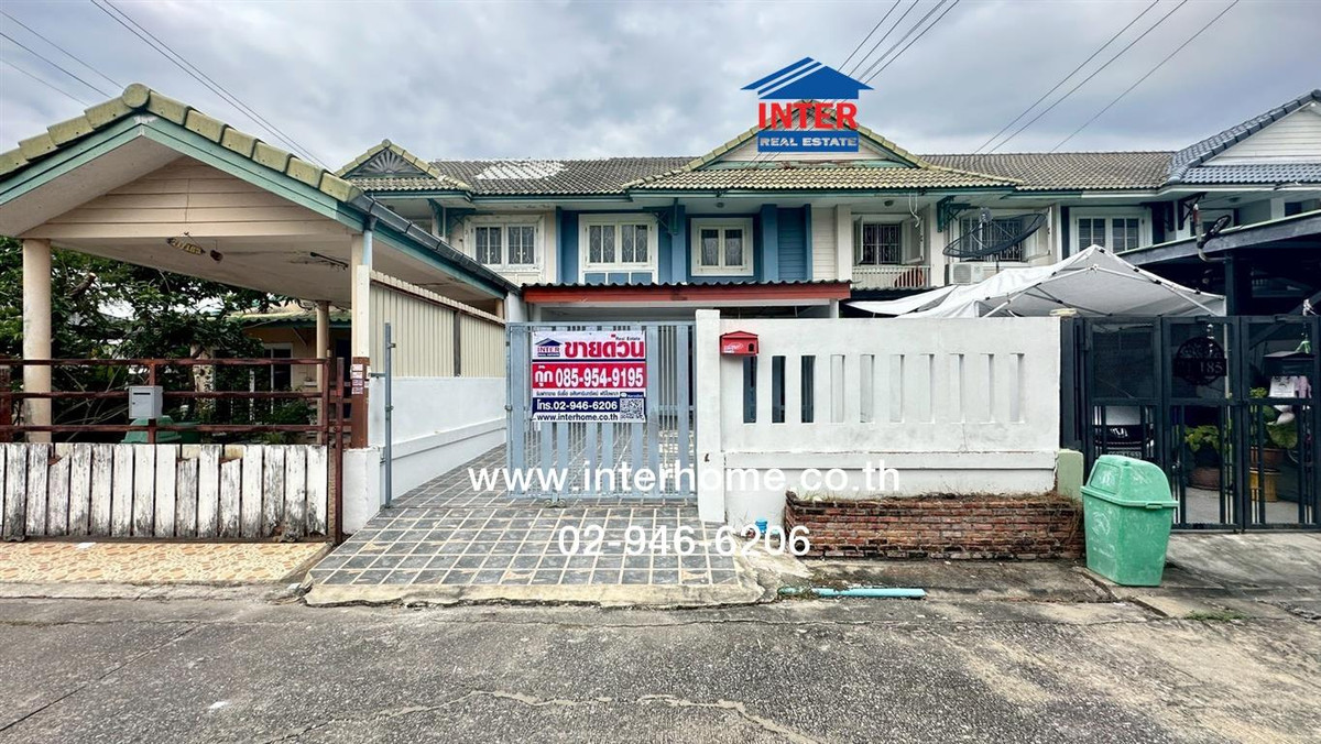 ขายทาวน์โฮมนนทบุรี บางใหญ่ บางบัวทอง : ทาวน์เฮ้าส์ 2 ชั้น 28.7 ตร.ว. หมู่บ้านพฤกษา18/1 บางใหญ่ ถนนกาญจนาภิเษก ถนนซอยแก้วอินทร์ บางใหญ่ นนทบุรี