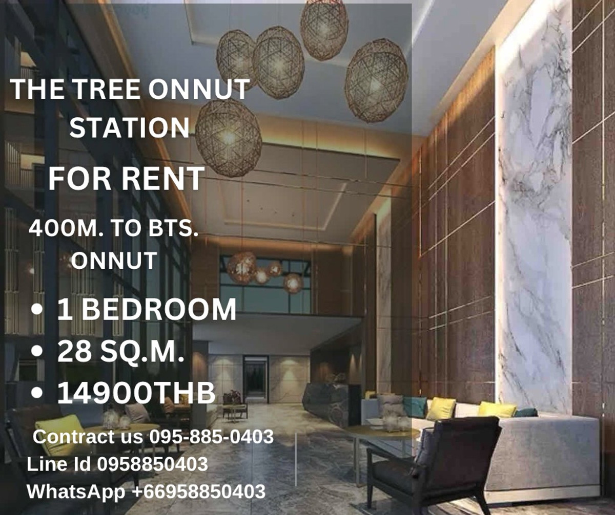 For RentCondoOnnut, Udomsuk : 📣 For Rent: The Tree Onnut Station