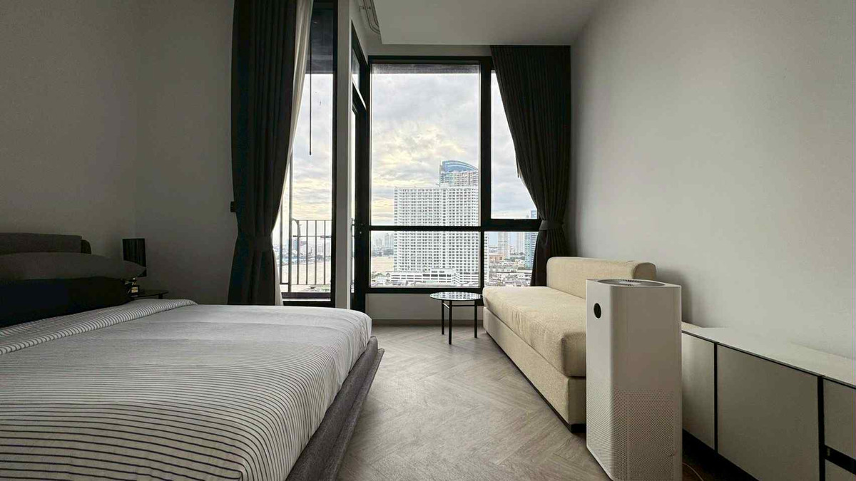 ให้เช่าคอนโดวงเวียนใหญ่ เจริญนคร : ⭐️ Chapter Charoennakhon - Riverside ⭐️ ให้เช่าห้องสวยมาก ขนาด 26 ตรม.  ตกแต่งพร้อมเข้าอยู่