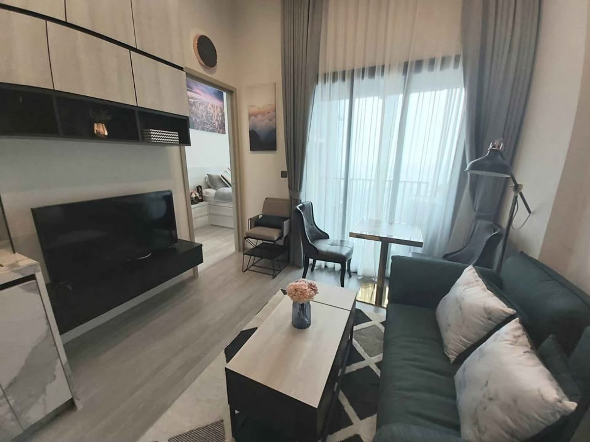 For RentCondoOnnut, Udomsuk : 🔥🔥🔥 Condo for rent The Line Sukhumvit 101 🔥🔥🔥 📍Size 28 sq m. | 1 bedroom, 1 bathroom, 1 living room