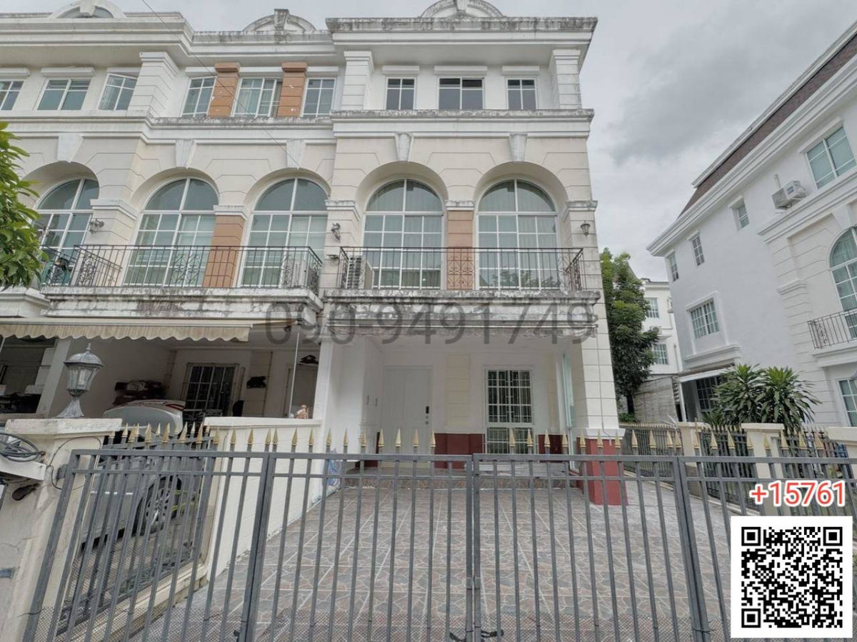 For RentTownhomeKaset Nawamin,Ladplakao : For rent, 3-story townhome, Plus City Park Village, Ekkamai - Ramintra, ready to move in.