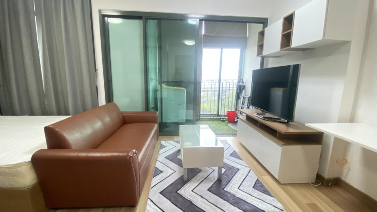For RentCondoOnnut, Udomsuk : Low floor 26 sqm studio at Ideo Blucove Sukhumvit for rent 10,000THB per month, Udom Suk BTS station