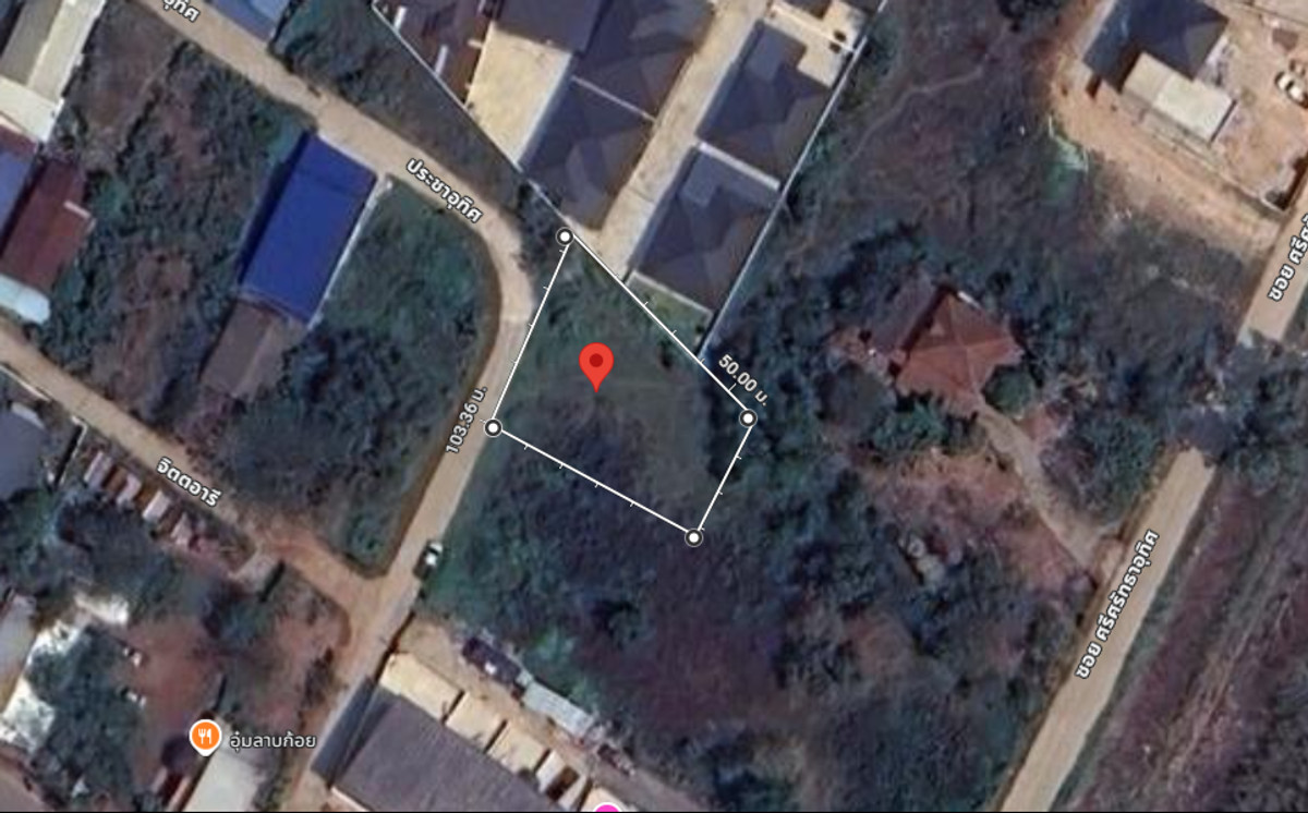 ขายที่ดินอุดรธานี : ขายที่ดินเปล่า ทำเล สวย เหมาะสร้างที่อยู่อาศัย ในเมืองอุดรธานี  154 ตารางวา