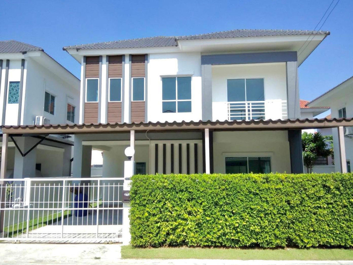 For RentHouseRama5, Ratchapruek, Bangkruai : Semi-detached house for rent, detached house style Lanceo Crib Pinklao - Rama 5 Project