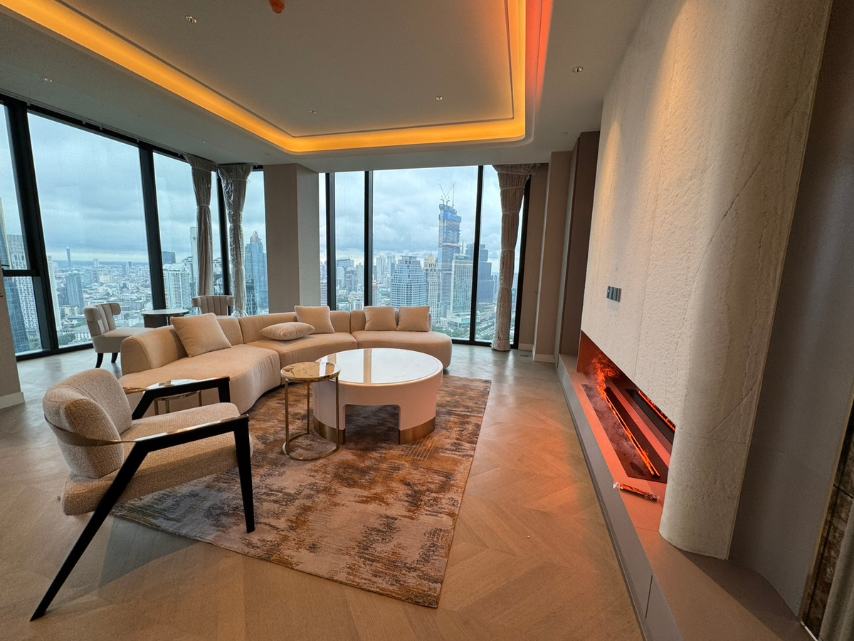 For RentCondoWitthayu, Chidlom, Langsuan, Ploenchit : ⭐️ ONE89 Wireless for Rent, 2 beds 151.01 sq.m. High Floor, Near BTS Lumphini