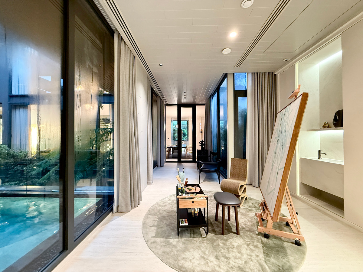 For SaleHouseBang Sue, Wong Sawang, Tao Pun : Very exclusive 3-story luxury house for sale, SONLE Residences Ratchadaphisek, Ultra Luxury Mansion in the heart of the city - only 5 exclusive homes from SC Asset, starting at 260 million baht.