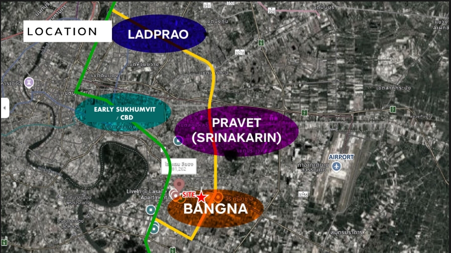 For SaleLandBangna, Bearing, Lasalle : 🔥Urgent sale🔥Land in front of Soi Lasalle 83