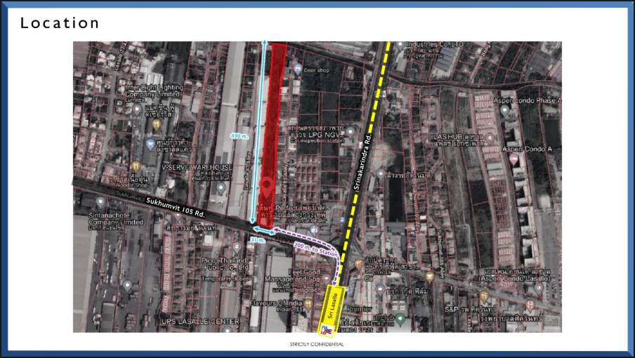 For SaleLandBangna, Bearing, Lasalle : 🔥Urgent sale🔥Land in front of Soi Lasalle 83