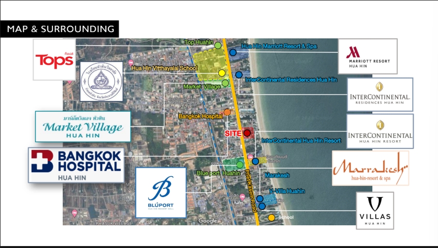 For SaleLandHuahin, Prachuap Khiri Khan, Pran Buri : 🔥Urgent sale 🔥 Hua Hin land, Petchkasem Road