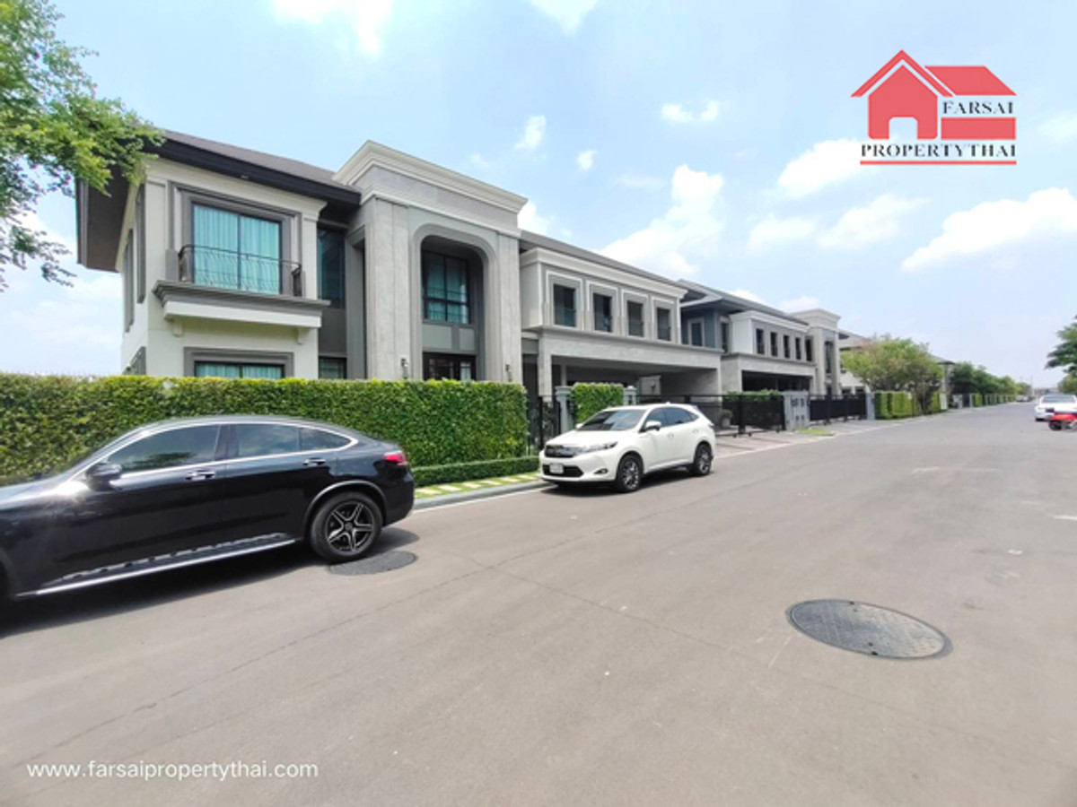 บ้านพัฒนาการ ศรีนครินทร์ : ขายให้เช่าบ้านคฤหาสน์สุดหรู 2ชั้น เนื้อที่ 153ตร.ว พื้นที่ใช้สอย 604ตร.ม 5ห้องนอน 6ห้องน้ำ ถนนพระราม 9 - กรุงเทพกรีฑา ราคาขาย 63 ล้านบาท ให้เช่า 450,000 บาทต่อเดือน