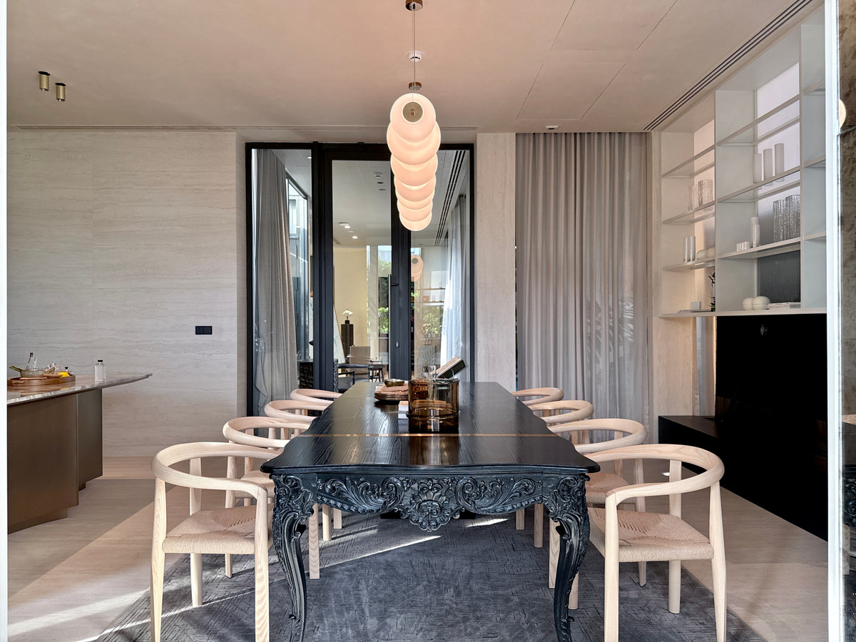 For SaleHouseBang Sue, Wong Sawang, Tao Pun : Very exclusive 3-story luxury house for sale, SONLE Residences Ratchadaphisek, Ultra Luxury Mansion in the heart of the city - only 5 exclusive homes from SC Asset, starting at 260 million baht.