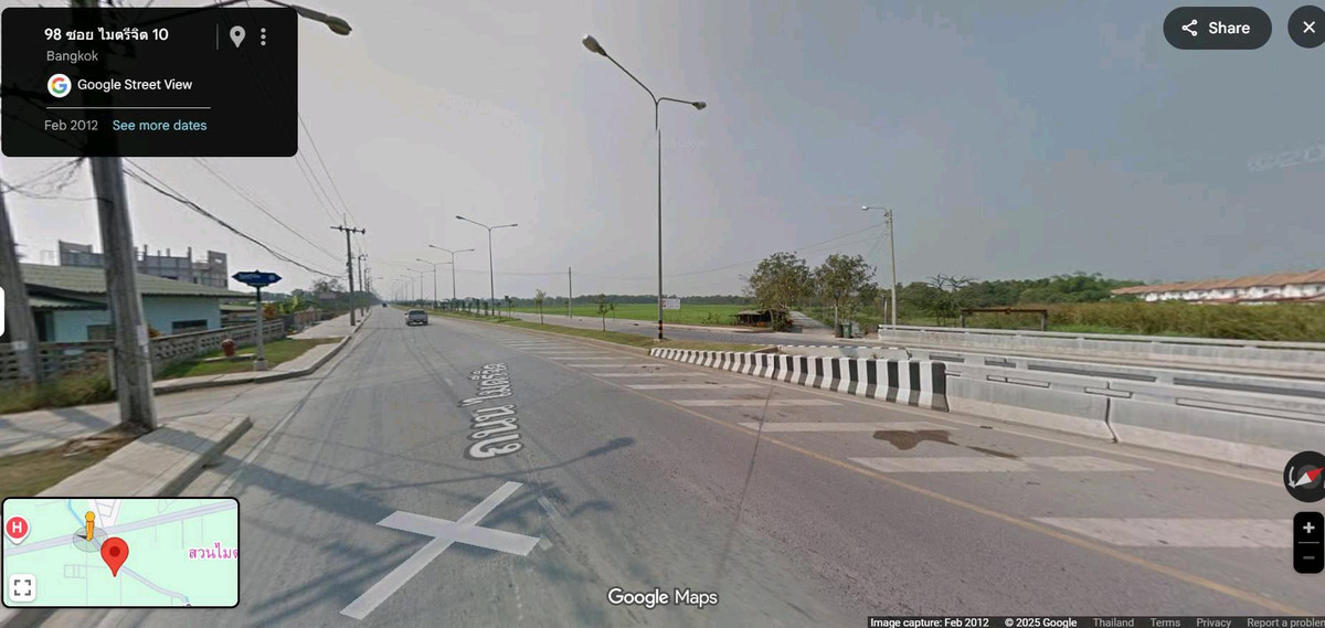 For SaleLandMin Buri, Romklao : Urgent sale of land in Khlong Sam Wa.