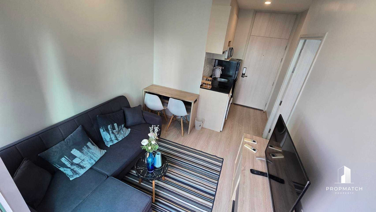 ให้เช่าคอนโดรัชดา ห้วยขวาง : ✨Flash Deal ✨Noble Revolve Ratchada 1( Studio Bed 1Bath 26SQM.) แต่งครบพร้อมอยู่ !! เพียง 15,000บาทต่อเดือน Tel.0981315848 @propmatch
