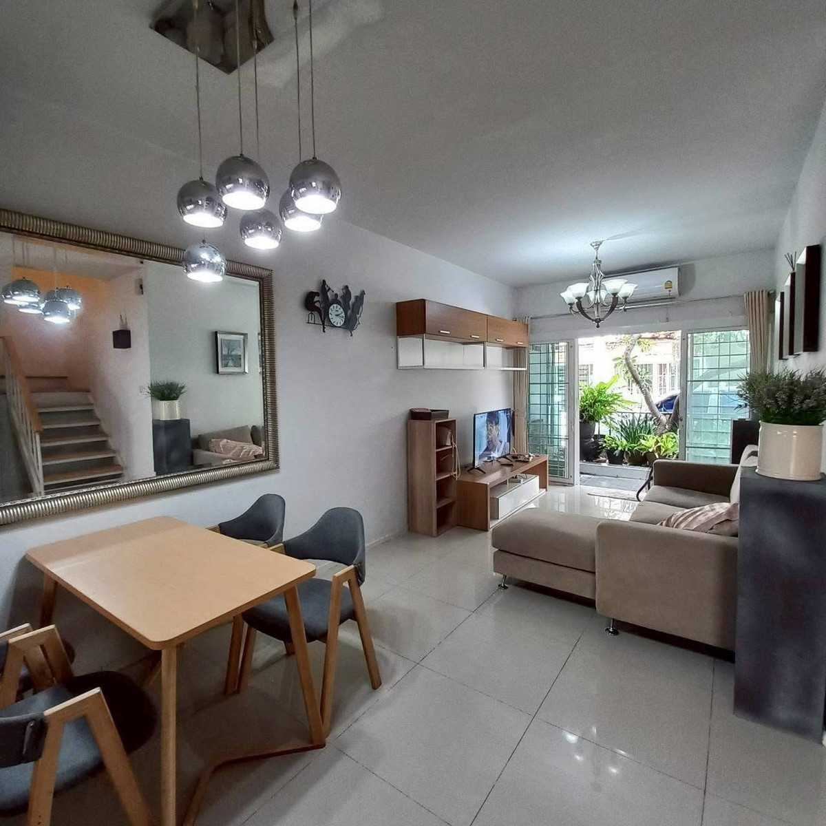 For RentTownhomeRama5, Ratchapruek, Bangkruai : Townhouse for rent Areeya Village The Color Phase 2 near Robinson Srisamarn