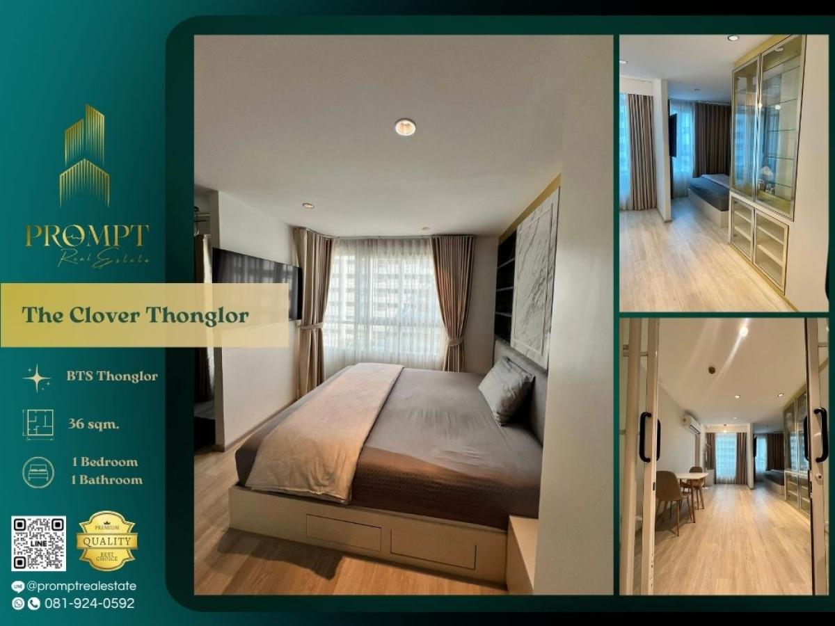 For RentCondoSukhumvit, Asoke, Thonglor : ST13631 - The Clover Thonglor :  เดอะ โคลเวอร์ ทองหล่อ - BTS Thonglor/ DONKI Mall Thonglor/ Samitivej Sukhumvit Hospital
