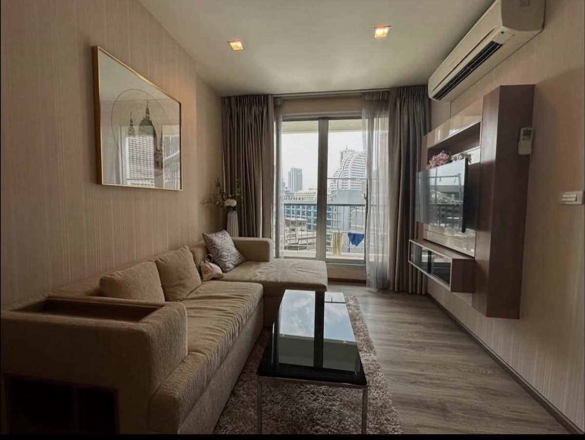 ให้เช่าคอนโดสาทร นราธิวาส : ให้เช่า 📍 Rhythm Sathorn 📍 เฟอร์นิเจอร์ และ เครื่องใช้ไฟฟ้าครบ ใกล้ BTS สุรศักดิ์