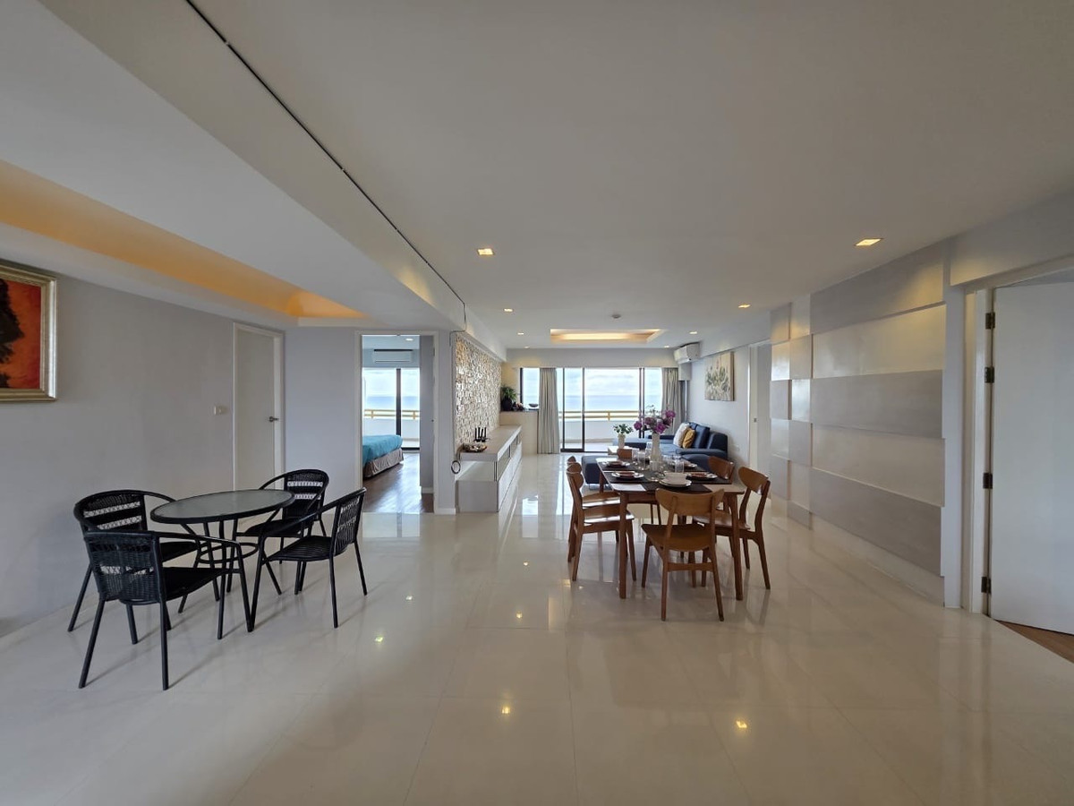 คอนโดพัทยา บางแสน ชลบุรี สัตหีบ : ขายคอนโด ซันไชน์ บีช คอนโดเทล นาจอมเทียน พัทยา Area 188 sqm.3 bedrooms, 3 bathrooms + Maid room. ชั้น 21th floor 