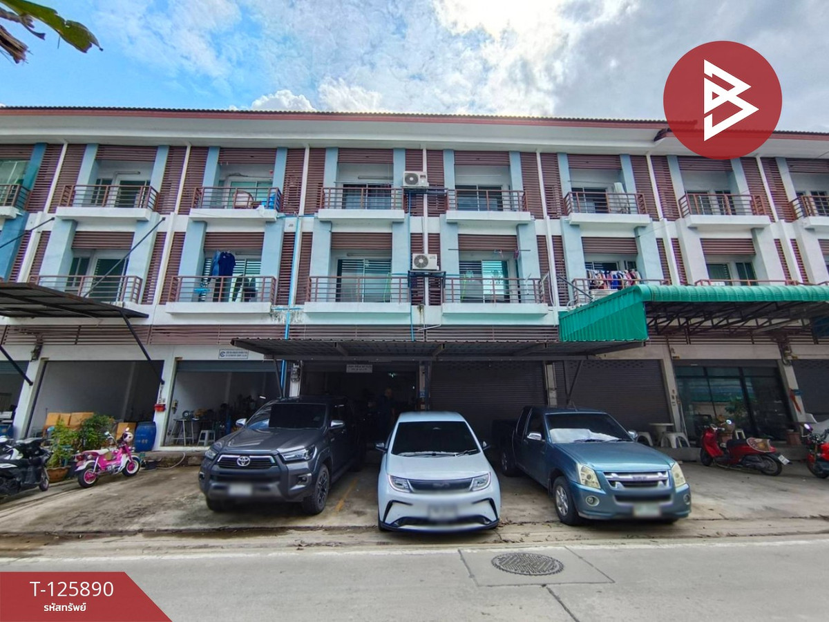 ขายทาวน์โฮมสมุทรปราการ สำโรง : ขายอาคารพาณิชย์ 3 ชั้น หมู่บ้านกิตตินคร การ์เด้นวิลล์ (Kittinakorn Green Ville)