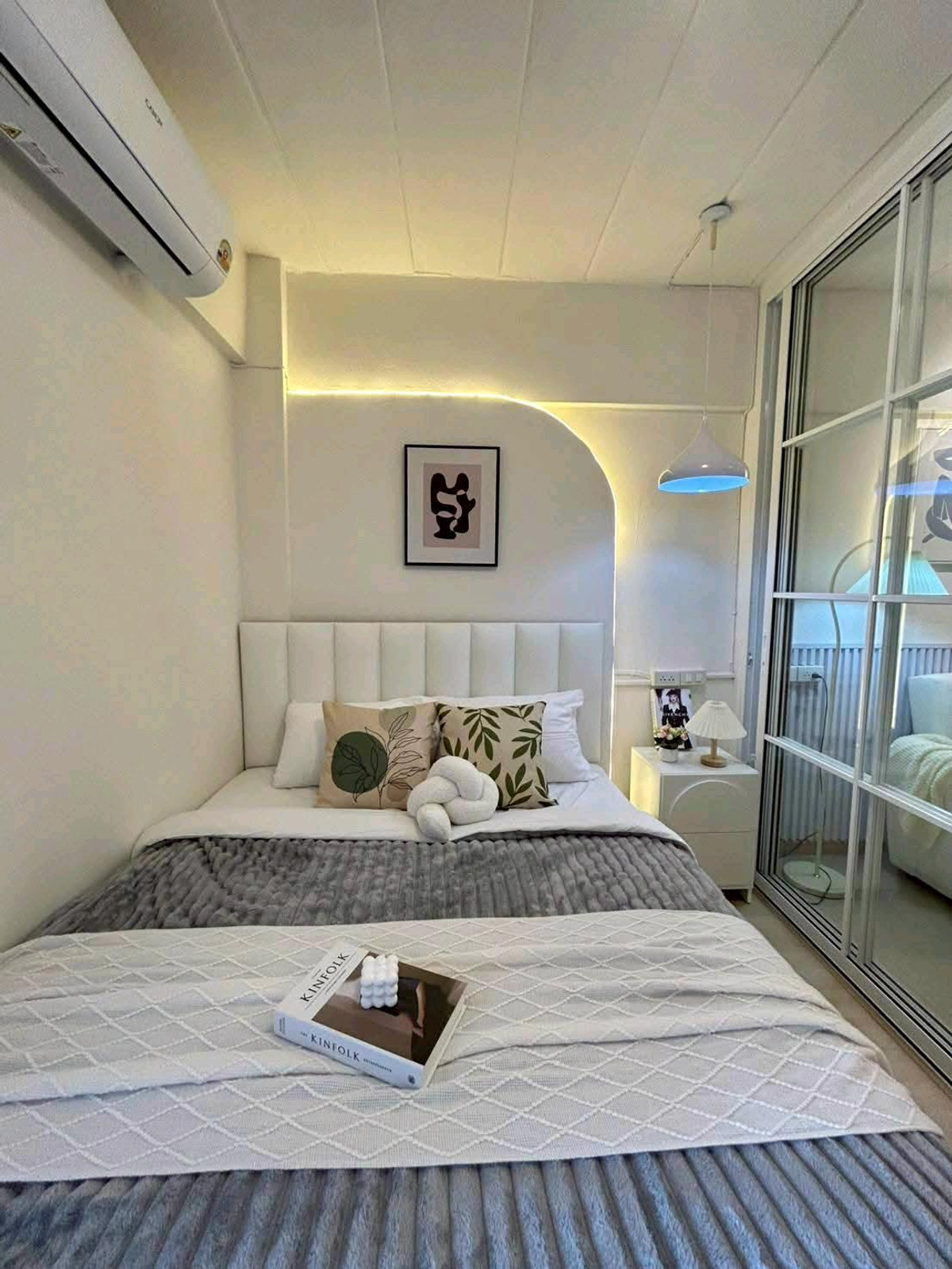 For SaleCondoLadprao101, Happy Land, The Mall Bang Kapi : 🔥Cheapest in Lat Phrao zone‼️ Niran Condo, Lat Phrao 101, only 750,000 baht, fully furnished. It's worth it to live by yourself, it's also a good investment. Monthly installments are only 2,000–3,000 baht 🥰